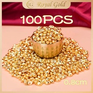 100pcs Yuan Bao Gold Yuan Bao Home Ornament Yuan Baofengshui Feng Shui Mini Yen Pao Ornament