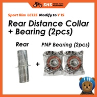 Sport Rim LC135 Modify to Y15 Belakang / Rear Distance Collar  +  PNP Bearing (2pcs)