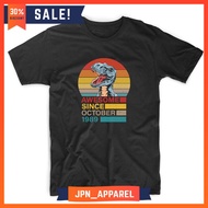 Awesome Since October 1989 31st Birthday Dinosaur Trex Build Up Premium Unisex T-Shirt