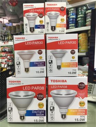 TOSHIBA หลอดไฟ LED PAR 20 IP65 7W / PAR 30 10W / PAR 38 15W แสงขาว (6500K) / แสงวอร์ม (2700K)