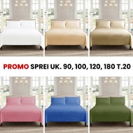 NYONYA SRI 90X200 100X200 120X200 180x200 MICROTEX DISPERSE QUALITY PLAIN 4-CORNER BEDSHEET
