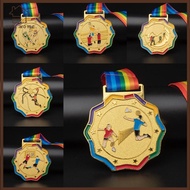 YELGIRL Gold Award, Metal Competitions Prizes Award Medals, Team Sport Competition Encourage Badge G