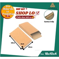 Combo of 10 carton boxes 10x3x18, packing code paper boxes, cheap packing carton boxes