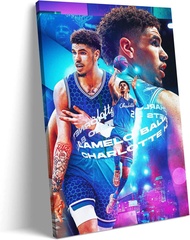 Mountain Art Lamelo Ball Poster Canvas Wall Art Basketball Posters For Boys Bedroom Wall Decor Gift 