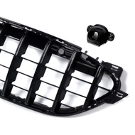For 2024 2025 Mercedes-Benz W236 C236 A236 CLE450 Front Upper Grille Gloss Black