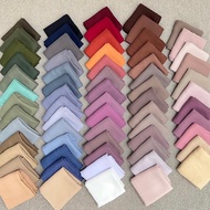 1SMG Bella Square Polycotton 110 X 110 Premium Neci Sewing 78 Colors Square Hijab Plain Hijab