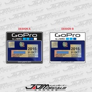 GoPro Roadtax Decal Sticker