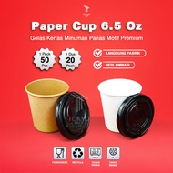 Hot Cup 6.5 Oz Paper Cup 6.5oz Coffee Paper Cup/