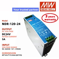 MEAN WELL NDR-120-24 DC24V 5A  NDR-120-12  DC12V 10A Switching Power Supply Meanwell DC power