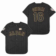 baseball Jerseys Japan 11 16 OHTANI Jersey Sewing Outdoor Sportswear Hip-hop Black White 2023 World 