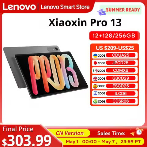 New Lenovo Xiaoxin Pro 13 AI Tablet 13'' 3.5K 144Hz Diplay Original CN version 10200mAh Snapdragon 8