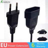 Châu Âu Đầu Đực Thành Đầu Cái Điện Nối Dài Dây EU 2 Prong VDE Cấp Giấy Chứng Nhận Cáp Đồng Cho Máy T