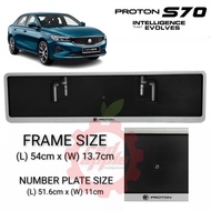 { Free 2pcs Screw } Proton S70 Car Number Plate / Proton Frame + Number Plate