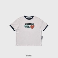 CHEMISE Lovers Distressed White T-Shirt