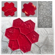 OXOH Concrete Pattern Mold for Garden Paths & Driveways, Cement Floor Imprint, Antique Stone Effect
