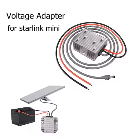 12V DC Boost Power Adapter for Starlink Mini Power Supply Step Up to 30V Powering From Truck RV for 