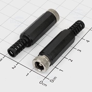 [3 Pieces]- YX-5525 Female DC Power Connector 5.5x2.5mm Solder Wire