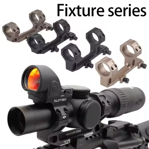 Tactical GEISSELE AR15 Cantilever Rifle Scope Mount Airsoft For 25.4mm 30mm Rings Profile Base 20mm 