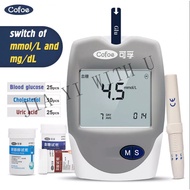 Cofoe RF-XT-01 3-in-1 Multi Test Meter Kit | Glucose, Uric Acid & Cholesterol Monitoring Device with