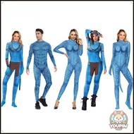 Avatar Halloween Costume European American Movie Avatar Tights Water Way cos Jumpsuit Cosplay Costum