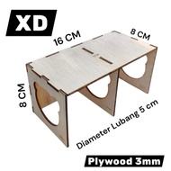 Hamster Toys - Hamster Wooden Tunnel - Hamster Tunnel - Wooden Material