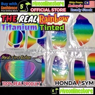 Real Titanium Rainbow Meter Tinted EX5 110 WAVE ALPHA DASH 125 VARIO BEAT VF3i VF3I185 RS150 V1 V2 V