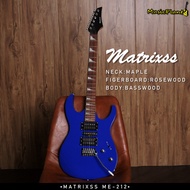 Matrixss กีตาร์ไฟฟ้า กีต้าร์ไฟฟ้า Electric Guitar  รุ่น ME-212 +สายแจ็คกีตาร์+ที่ขันคอกีตาร์