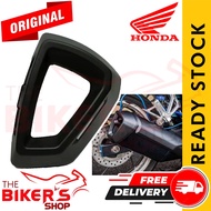 RSX / RS150 V3 EXHAUST COVER END CAP MATT BLACK HITAM MUFFLER PROTECTOR EKZOS EXZOS ORIGINAL HONDA WINNER X