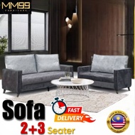 MM99-Sofa 2+3 ONLY Seater Modern Design ( velvat/baldu )