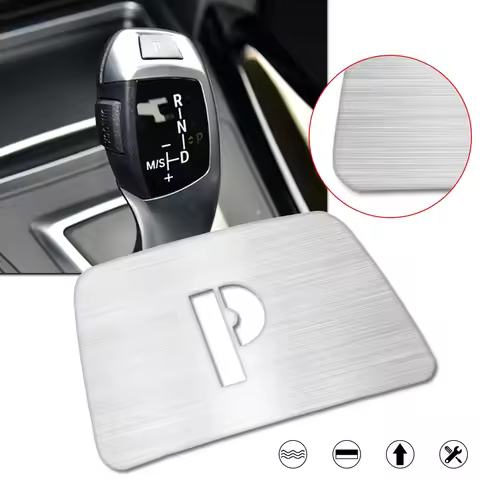 For BMW 1 2 3 4 5 7 Series F30 F10 F20 F23 F25 F01 E70 E71 Silver Interior Gear Shift Knob P Lever B