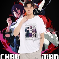 Chainsaw Man T-Shirt Beautiful Pattern Suitable For Couples Anime T-Shirts Favorite Products Fans S-