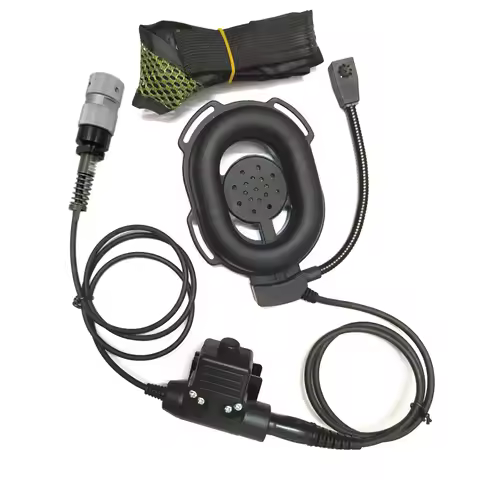 FengRuiTong headset for TRI TCA/AN IDF710 PRC-148 PRC-152 PRC-152A walkie-talkie, HD01 Tactical head