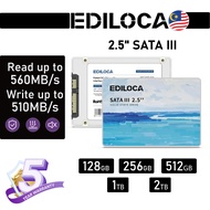EDILOCA ES580E 2.5’’ SATA III SSD 6Gb/s (240GB/256GB/480GB/512GB/1TB)  Internal SSD Up to 560MB/s Co