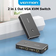 Vention Vga Kvm Switch For Sharing Printer Keyboard Mouse Pc 4k Tv