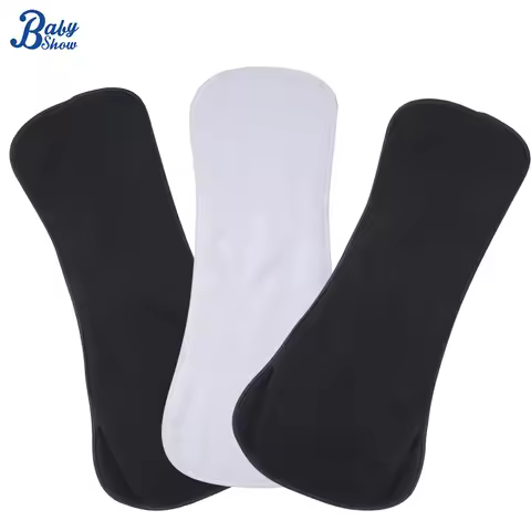 3pcs Washable Adult Cloth Diaper Inserts Large Size Reusable Elderly Care Products Microfiber Insert