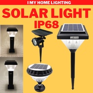 Solar Garden Light Outdoor Stand Lighting Weatherproof Spotlight Lampu Solar Pagar Tiang Tanah Luar Rumah Berdiri 太阳能花园灯