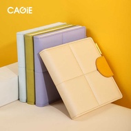 Kajie Square Notebook Cute Cartoon Grid Notebook Leather Magnetic Buckle Handbook Thickened Creative