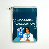 Dosage Calculation Flashcards Laminated - Nursing & Medical Df2