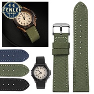 B6BO [Shipping from China] Suitable for Casio Forester FT-500WC-3B/5B Retro Forester Nylon Watch Str