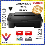 Canon E410/ E470 WIFI 3 In1 Color inkjet COLOR INKJET PRINTER ( E410 E470 PG47 PG-47 CL57 CL-57 277)