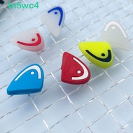 TN5WC4 Tennis Racket Shock Pad, W Strip Fish Head Shape Tennis Shockproof Absorber, Personality Sili