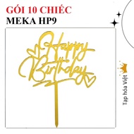 Bag of 10 MEKA HP9 to decorate cakes and birthday cakes