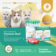 NUTRI LICK BEEF CAT SUPPLEMENT | Cat Vitamins | CREAMY Cat Pregnancy SUPPLEMENT, 20 Sachets