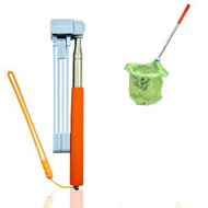 便攜式可折疊狗狗糞便收集器 長伸縮桿免彎腰 小巧輕便 限位120°夾角更適合接便 隔絕髒污不沾手 便攜可折疊收納 #寵物用品（附贈3卷環保拾便袋）