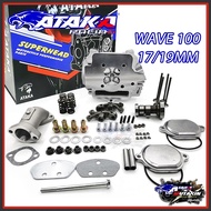 CNC 4val cow Head set ATAKA Racing Future WAVE 100 XRM110 EX5 DREAM (17/19MM) Super Head