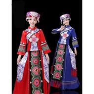 Tu Family Costume Minority Ethnic Costume Dance Costume Dong Miao Zhuang Ethnic Zhuang Ethnic Yao Et