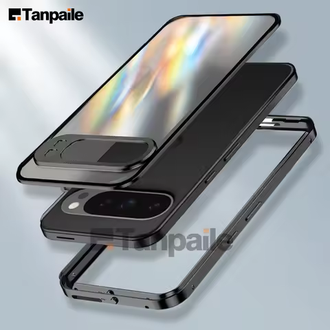 For Google Pixel 7 Pro Luxury Aluminum Metal Case for Pixel 9 Pro XL Case for Pixel 8 Pro Tempered G