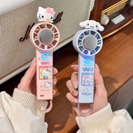 KT Cat Handheld Refrigeration Small Fan Dormitory Home Student Office Outdoor Charging Portable Birt