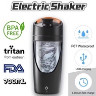[New 4th Generation】 ElectricShaker Cup Automatic Protein Powder Blender Cup Type-C Rechargeable TRI