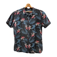 Hawaiian Shirt Chest 49/W18/W30 S!! Faded Color Man Brand 1 Cotton Second Hand (S05)